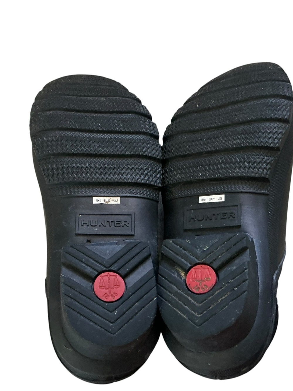 Hunter original play women’s black clogs shoes garden rain casual comfort size 8 - Picture 6 of 9